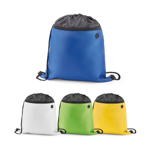 Sacola tipo mochila para colorir - Bela Plástico - Brindes e produtos personalizados