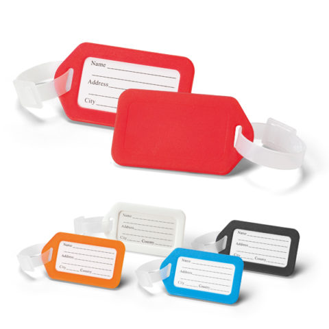 Etiquetas de Mala em PVC - Bela Plástico - Brindes e produtos personalizados