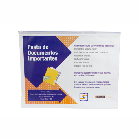 Pasta Tipo Capanga com Aba Digital - Bela Plástico - Brindes e produtos personalizados